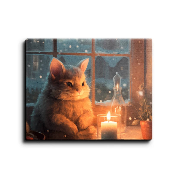 Cat with Candle
