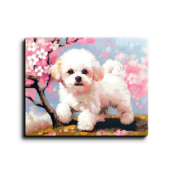 Dogs - Cherry Blossom Puppy