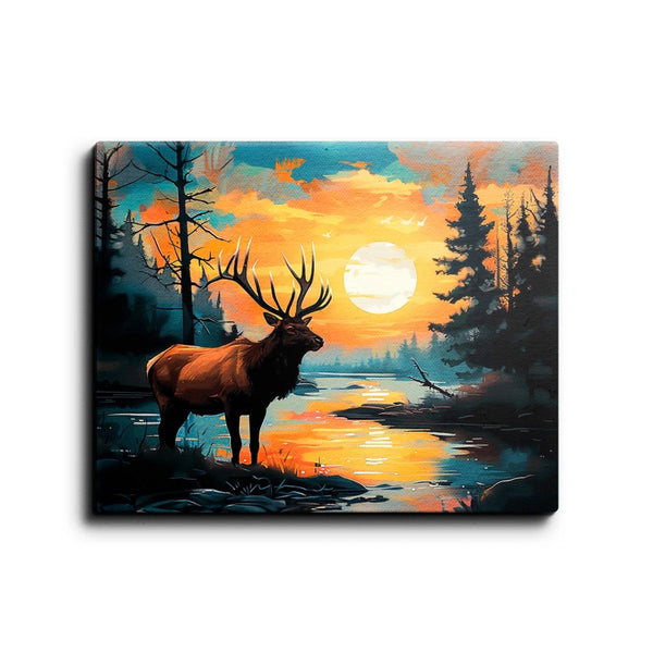 Elks - Serene Elk by the River